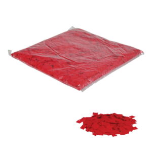 Equinox Loose Confetti 10 × 10mm Red Paper 1kg (EQLED410R)
