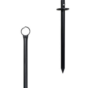 Elumen8 Heavy-Duty Festoon Pole 3.6m Black Steel (FEST101)