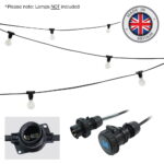 Elumen8 ES Heavy Duty Rubber Festoon 25m 16A 1m Spacing (FEST130)