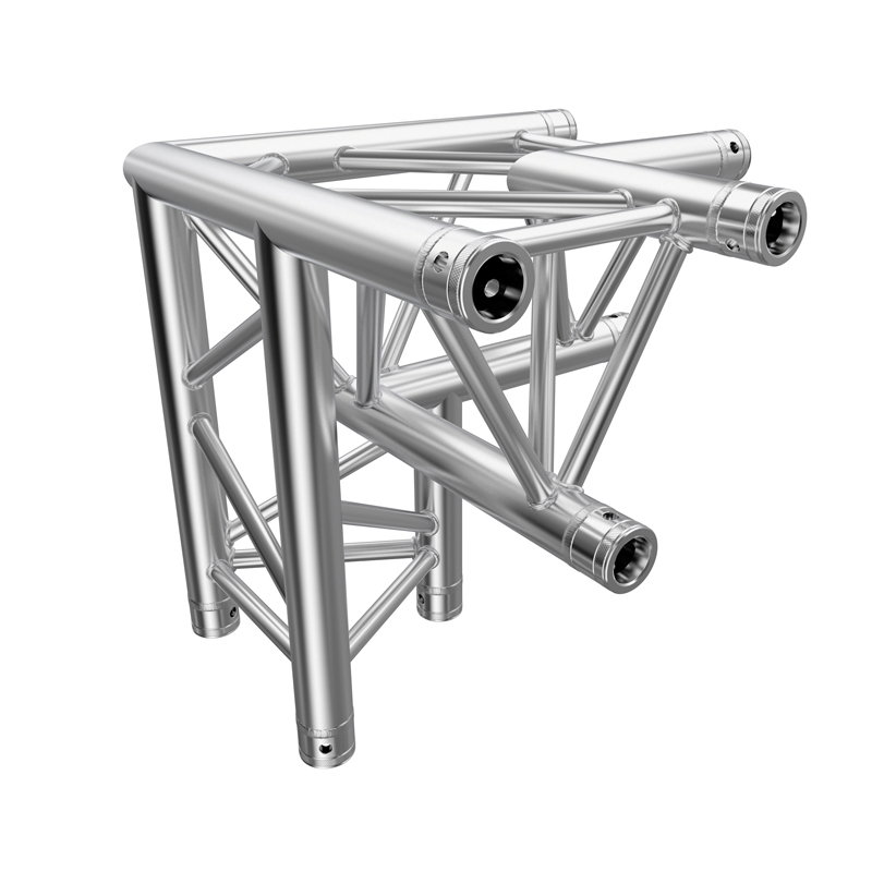 Global Truss F33 PL 3 Way 90 Degree Corner L/H Apex Down (PL-4093-34) Global Truss F33 PL 3 Way 90 Degree Corner L/H Apex Down (PL-4093-34)