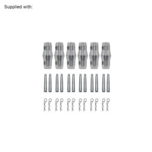 Global Truss F33 PL 3 Way 90 Degree Corner L/H Apex Down (PL-4093-34)