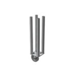 Global Truss GT Stage Deck 75cm 4-Way Round Castor Leg (GL6168B)