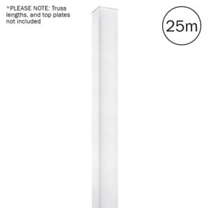 LEDJ White 25.0m Quad Truss Sleeve Sock Lycra for F34 Truss (LEDJ246)