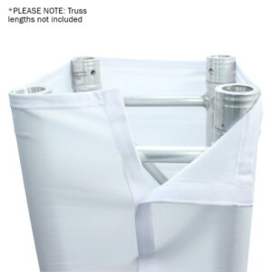 LEDJ White 25.0m Quad Truss Sleeve Sock Lycra for F34 Truss (LEDJ246)
