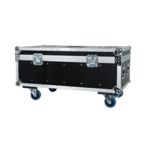 LEDJ 4 Way Flight Case for Spectra QX40 Pixel and Q40 MKII with Castors (LEDJ296C)