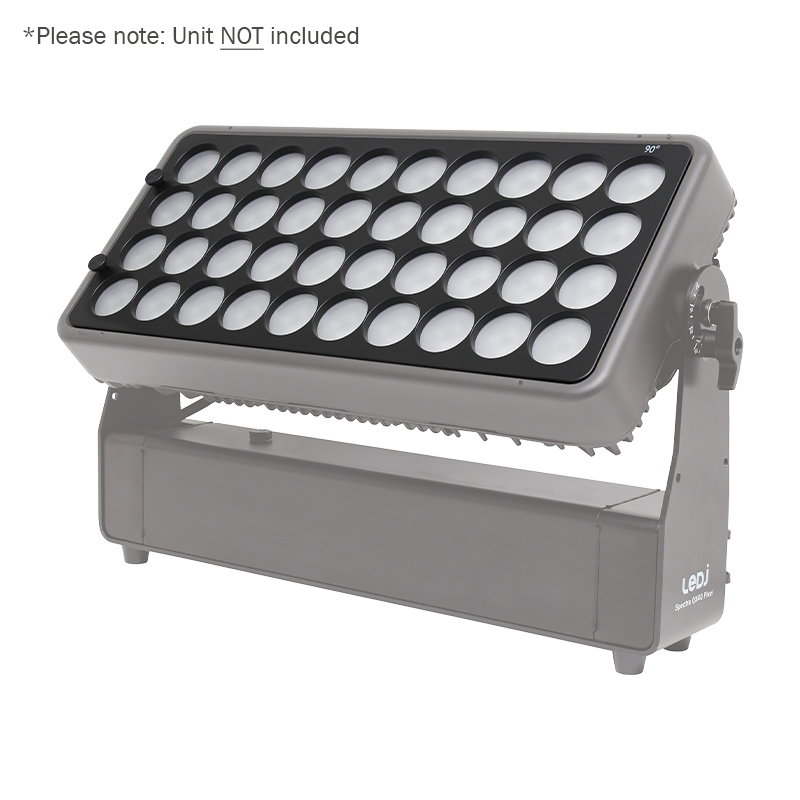 LEDJ Spectra QX40 Pixel Exterior Fixture 90 Degree Lens LEDJ Spectra QX40 Pixel 90° Diffuser Lens Exterior Fixture (LEDJ296P)