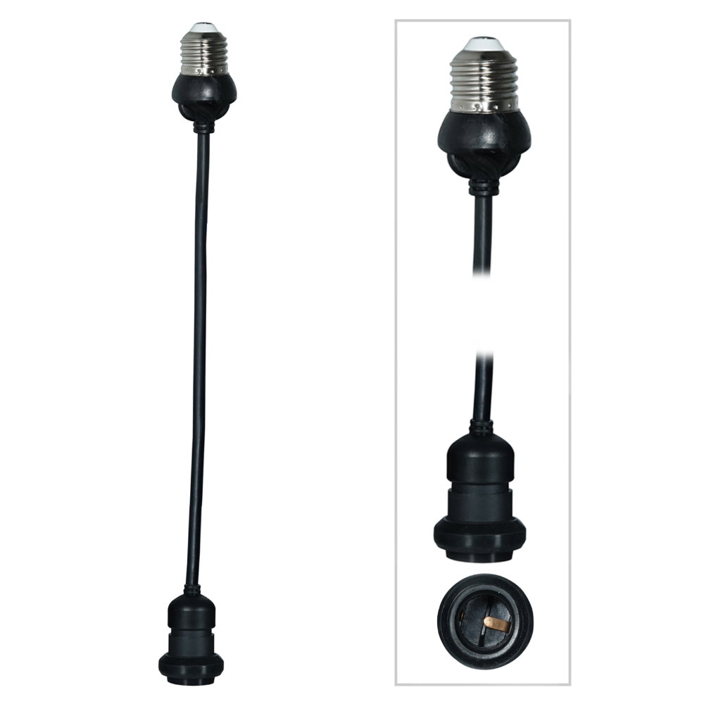 LEDJ 0.5m ES Festoon Pendant - E27 Lamp Holder LEDJ 0.5m ES Festoon Pendant E27 Lamp Holder IP44 (LEDJ511)