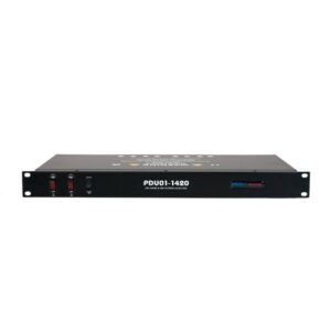 Penn Elcom 1U Rack Mount PDU with Surge Protection and EMI Filter, 12 Schuko Sockets (PDU01-14)