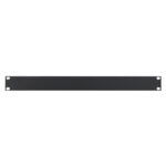 Penn Elcom 1U 19" Flat Rack Blanking Panel 2mm Steel Black (PENN029)
