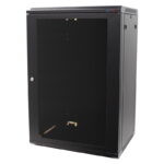 Penn Elcom 18U Wall Mount Rack Cabinet 450mm Deep Polycarbonate Door (PENN087)