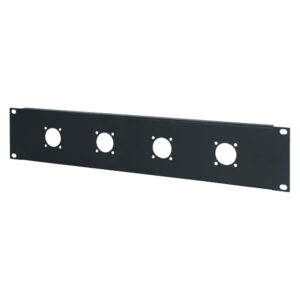 Penn Elcom 2U 19″ Rack Panel Punched 4 x G Type speakON R1204/2UK (PENN128)