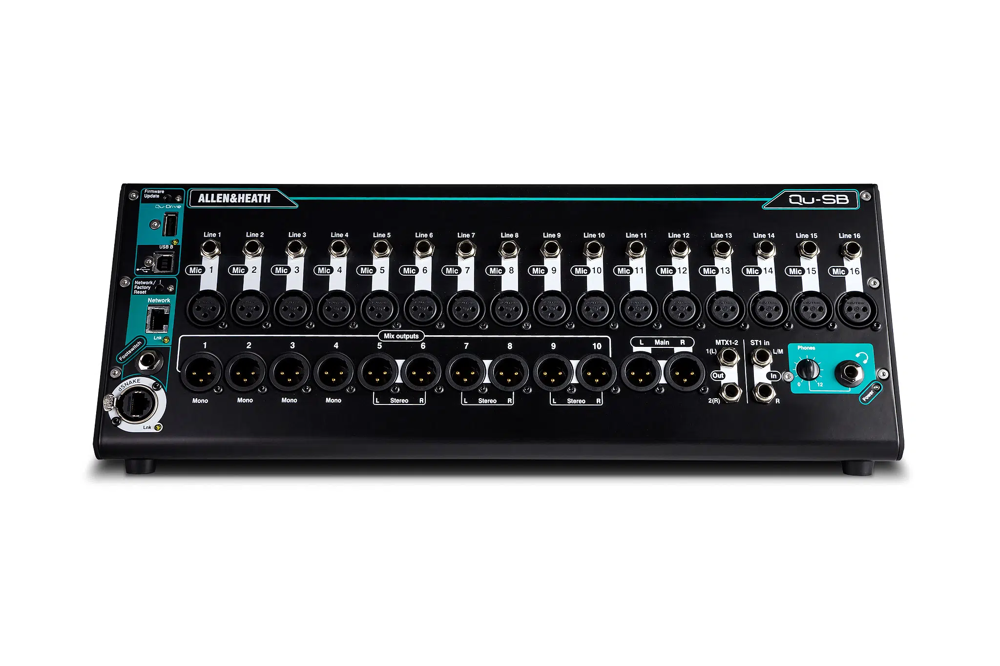 Qu-SB-Front_2048.jpg Allen & Heath Qu-SB Portable 18 In / 14 Out Digital Mixer