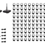 W Audio SDPRO Silent Disco System 100 Pack, 2 Transmitters and 2 Chargers (SDPRO100)