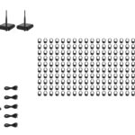 W Audio SDPRO Silent Disco System 200 Pack, 3 Transmitters and 4 Chargers (SDPRO200)