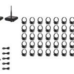 W Audio SDPRO Silent Disco System 40 Pack, 2 Transmitters and 2 Chargers (SDPRO40)