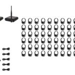 W Audio SDPRO Silent Disco System 60 Pack, 2 Transmitters and 3 Chargers (SDPRO60)