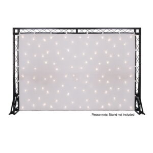 LEDJ DMX 3 x 2m LED Starcloth System White Cloth Warm White (STAR05W)