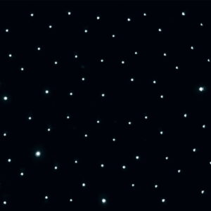 LEDJ PRO 9 x 4m LED Starcloth Black 216 Cool White LEDs (STAR42)