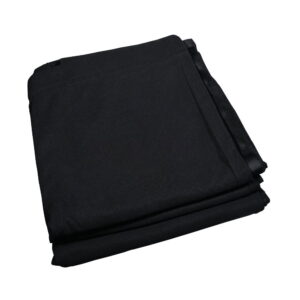 LEDJ 3 x 4m Black Molton Pocket Drape 320gsm (STAR73)