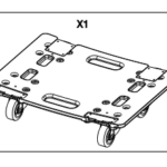 NEXO LNTWB15 Wheelboard for L15 Subwoofer