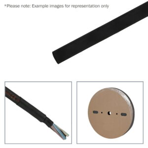 Elumen8 9.5mm (3/8″) 2:1 Heatshrink Tubing, Black 100m (TAPE100B)