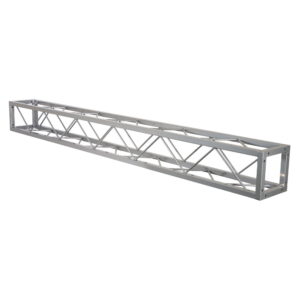 Equinox Quad Steel DecoTruss 2m Length 20 x 20cm, Silver (TRUS080S)
