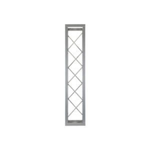 Equinox Quad Steel DecoTruss 1m Length 20 x 20cm, Silver (TRUS082S)