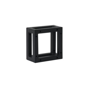 Equinox Quad Steel DecoTruss 0.1m Length Black 20 x 20cm (TRUS084)