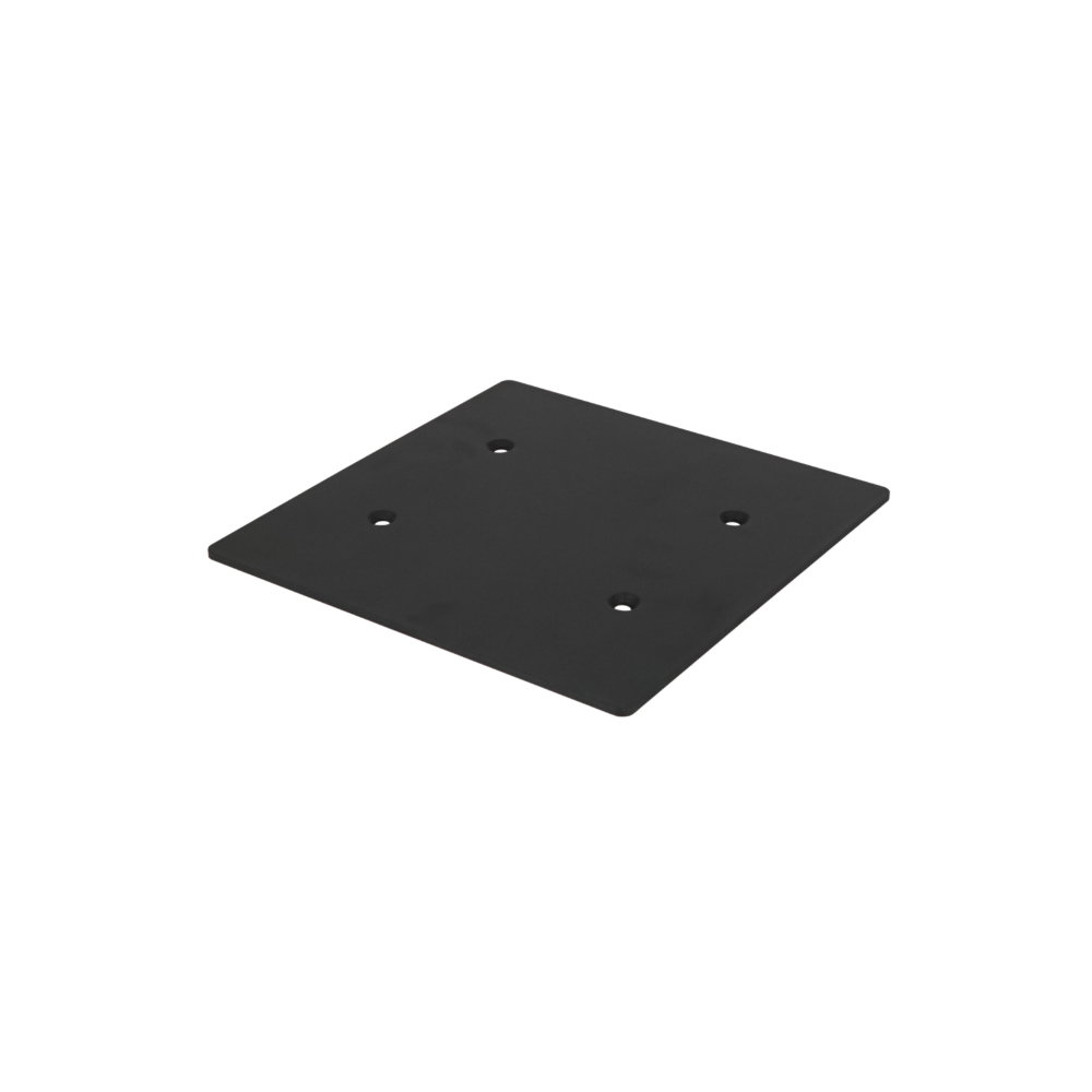 Equinox Quad Steel DecoTruss 300mm Base Plate, Black Equinox Quad Steel DecoTruss Base Plate 300 x 300mm 5mm, Black (TRUS086)