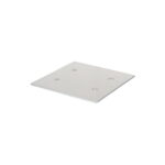 Equinox Quad Steel DecoTruss Base Plate 300 x 300mm Silver (TRUS086S)