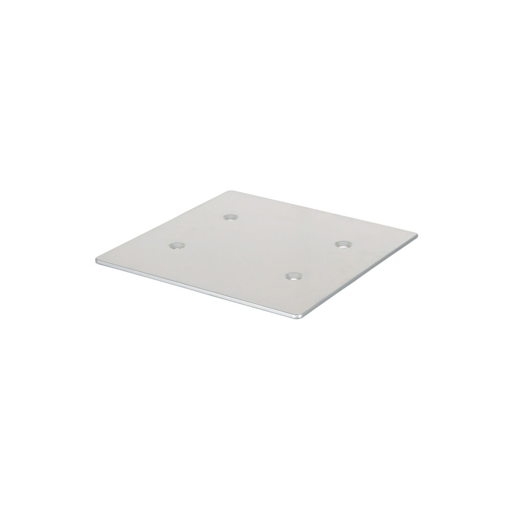 Equinox Quad Steel DecoTruss 300mm Base Plate, Silver Equinox Quad Steel DecoTruss Base Plate 300 x 300mm Silver (TRUS086S)