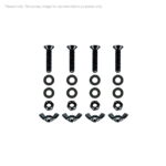 Equinox Quad Steel DecoTruss Base Plate M8 Bolt Pack, Black (TRUS089)