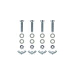Equinox Quad Steel DecoTruss Base Plate M8 Bolt Pack, Silver (TRUS089S)