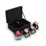 Chauvet DJ Freedom Par Q12 X4 - Battery Wireless RGBA Uplighting 4-Pack with Charge Case