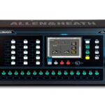 Allen & Heath Qu-Pac portable digital mixer front panel with touchscreen
