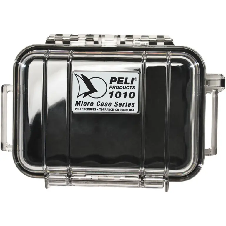 Peli 1010 Micro Case - Clear with Black Liner