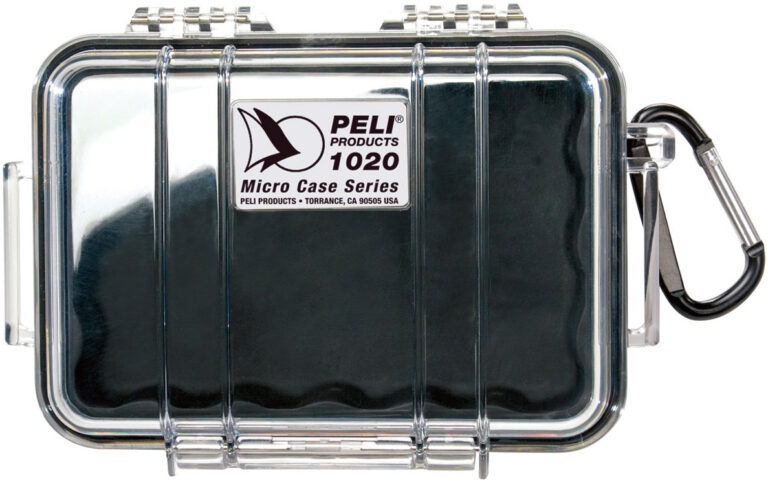 Peli 1020 Micro Case - Clear with Black Liner
