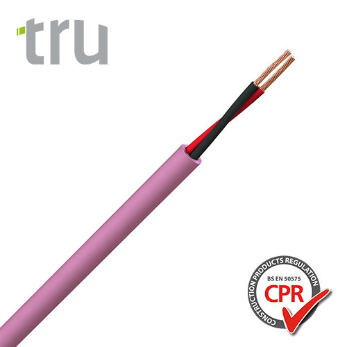 3b73f2707212c8571229b4af077d4b6058075e40 TruSound 2-Core 2 x 1.5mm² OFC Speaker Cable 100m Reel Violet
