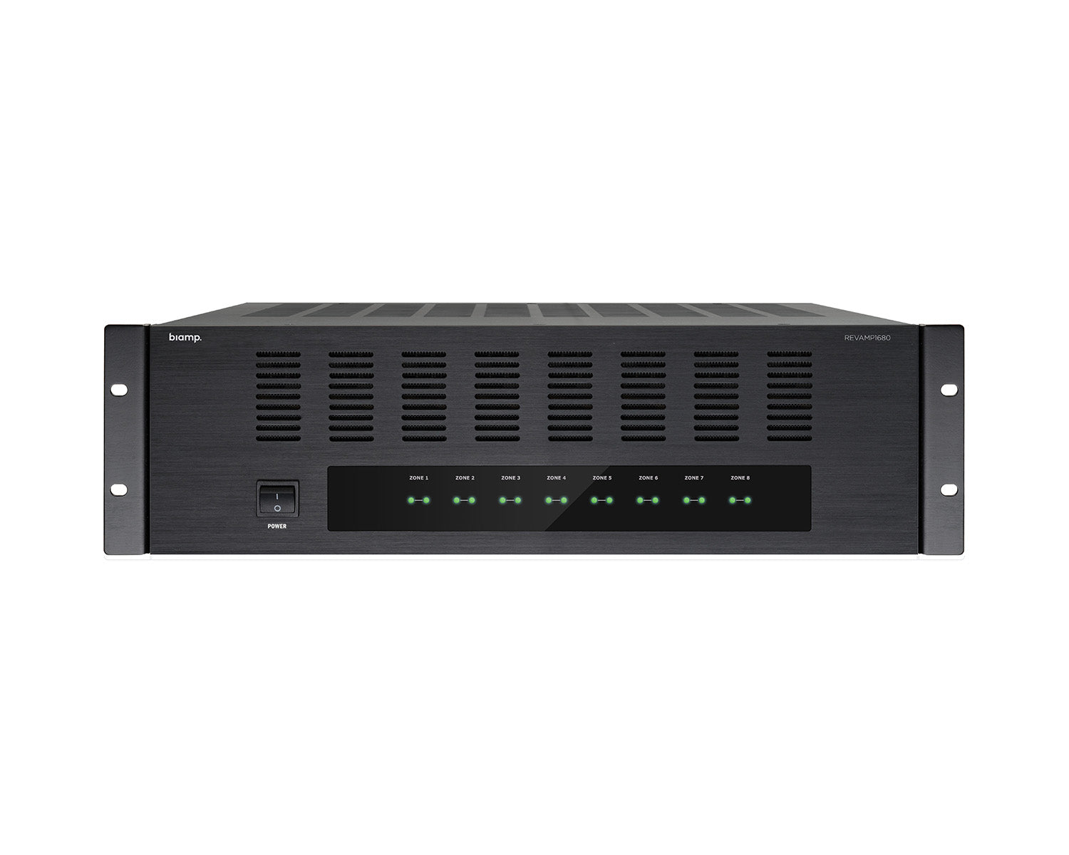Apart Revamp 1680 16Ch Class D Amp 16 x 80W@4Ω 8 x 160W@8Ω 3U Apart Revamp 1680 16Ch Class D Amplifier 16 × 80W @ 4Ω, 8 × 160W Bridged 3U (920-01468-00003)