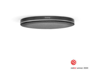 Biamp Parle TCM-XEX Expansion Ceiling Beamtracking Microphone Black (920-00500-10000)