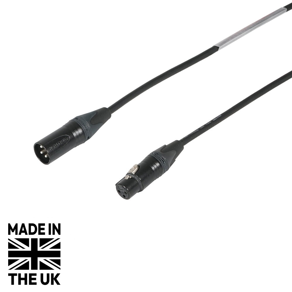 Tourspec 5m 3-Pin Neutrik Male XLR - 3-Pin Female XLR DMX Cable Tourspec 5m 3-Pin Neutrik XLR Male to Female Tour Grade DMX Cable (CABL735)