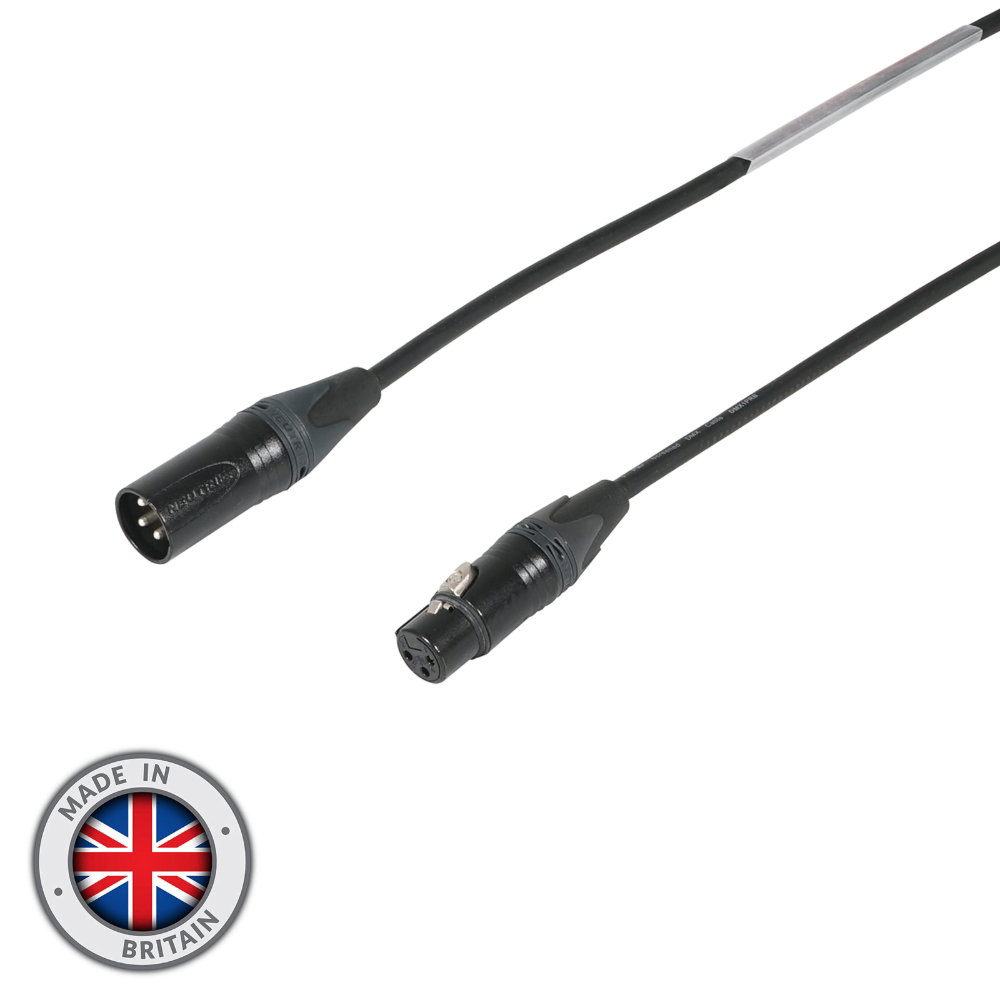 Elumen8 5m 3-Pin Neutrik Male XLR - 3-Pin Female XLR DMX Cable Elumen8 5m 3-Pin Neutrik XLR Male to Female Tour Grade DMX Cable (CABL735)