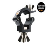 Global Truss F24 5036B-OD Half Coupler Black 32-35mm 75kg WLL Outdoor (CLAM11A-OD)