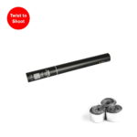 Equinox Handheld Streamer Cannon 50cm Silver Metallic