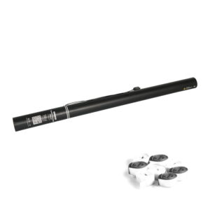 Equinox Electric Streamer Cannon 80cm White and Silver Metallic