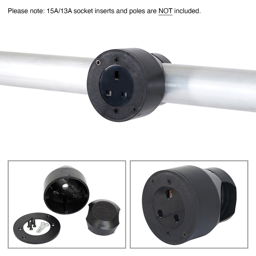 Robolights Black Smart Socket Set for 13A/15A (SSS/15A/B) Robolights Black Smart Socket Set for 13A/15A - Image 1