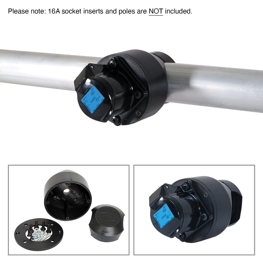 Robolights Black Smart Socket Set for 16A (SSS/16A/B) Robolights Black Smart Socket Set for 16A - Image 1