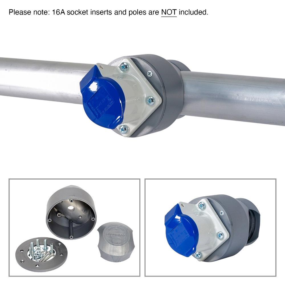 Robolights Grey Smart Socket Set for 16A (SSS/16A/G) Robolights Grey Smart Socket Set for 16A - Image 1