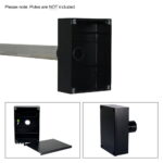 Robolights IWB End Terminal Box with DIN Rail, Black