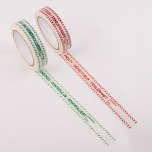 Le Mark Printed Status Tape 24mm x 66m - Red (Faulty) (PTL0500009)